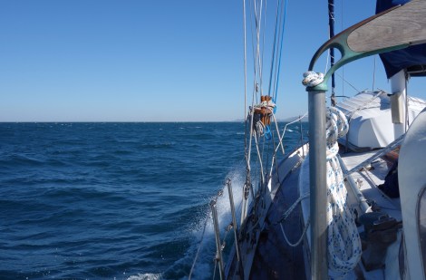 Heading out to sea to find the entrance to Bahia Topolobampo.