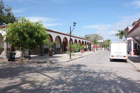 The same building today. The estuary has been channeled and is now about 1/2 mile away. Now it serves as a cultural center. 